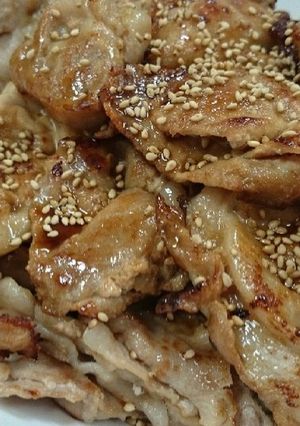 豚こまDe♬蒲焼き風〜♡-レシピのメイン写真