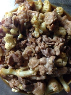 カリフラワーと豚肉のオイスター炒め-レシピのメイン写真