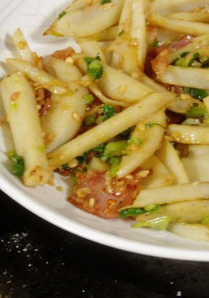 咳には蓮根☆れんこんガーリック醤油☆-レシピのメイン写真