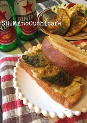 塩サバカレームニエルで鯖サンド-レシピのメイン写真