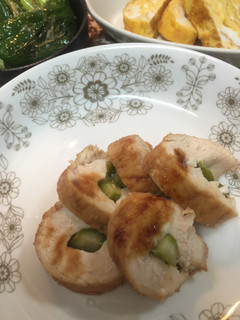 鶏胸肉でもやわらか☆塩麹甘たれロール-レシピのメイン写真