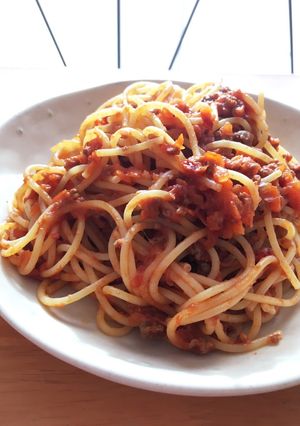 野菜たっぷりミートソース-レシピのメイン写真