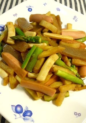 簡単！焼きおでん（からし醬油）-レシピのメイン写真