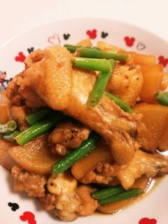 圧力鍋で簡単♪鶏手羽肉と大根のさっぱり煮-レシピのメイン写真