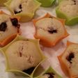重曹であんこ入り酒粕蒸しパン