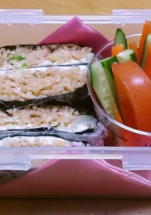 おにぎらず風～麺～-レシピのメイン写真