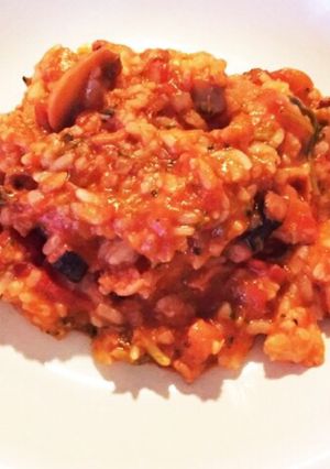 カフェ飯!トマトのシーフードリゾット!-レシピのメイン写真