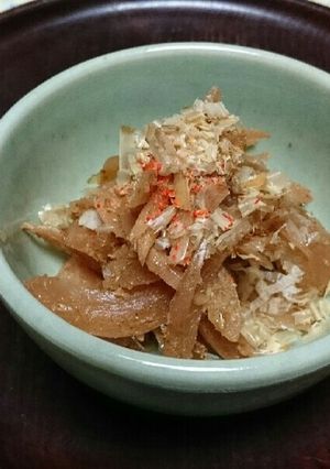 簡単な、酢玉ねぎの鰹節あえ。-レシピのメイン写真