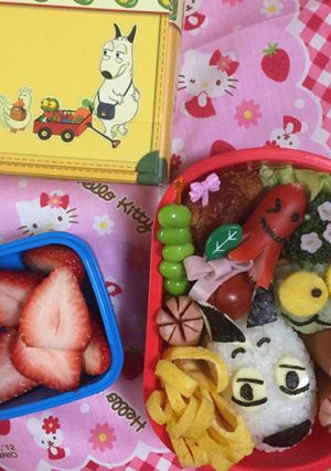 バムとケロのキャラ弁-レシピのメイン写真