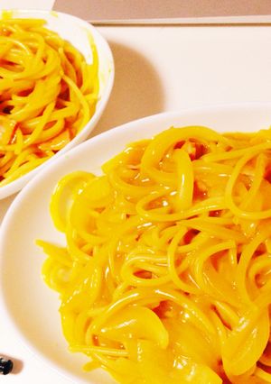 簡単☆とろ〜りカボチャのクリームパスタ-レシピのメイン写真