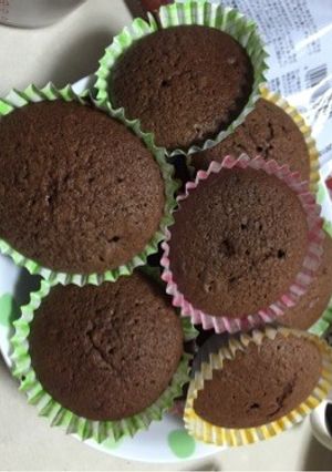 簡単！チョコカップケーキ-レシピのメイン写真