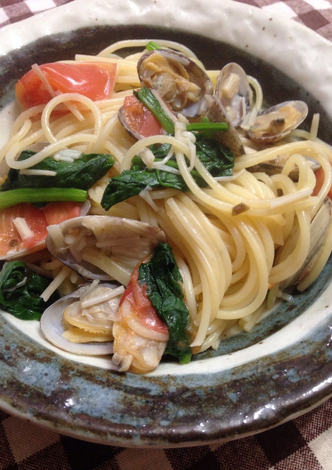 あさりとほうれん草のパスタ-レシピのメイン写真