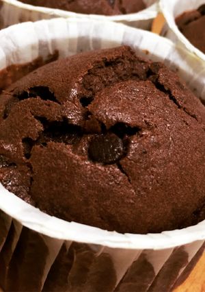 簡単！しっとり濃厚チョコバナナマフィン-レシピのメイン写真