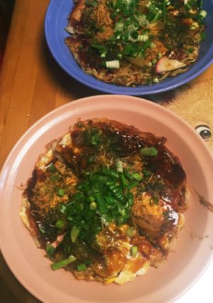 プレートで☆我が家の広島☆お好み焼き☆-レシピのメイン写真