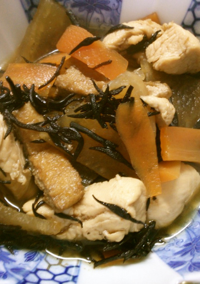 簡単！　鶏肉　大根　人参　ひじきの　煮物-レシピのメイン写真