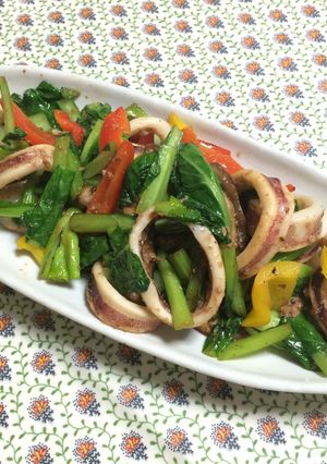 イカの塩麹炒め-レシピのメイン写真
