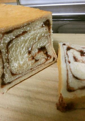 子供も大好き！お豆（小豆）角食パン-レシピのメイン写真
