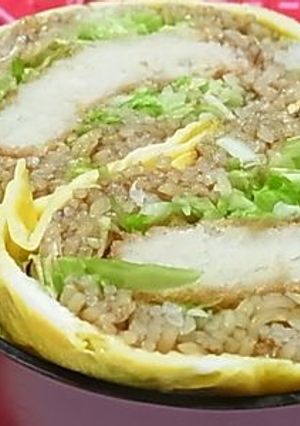 * オムそばめしdeおにぎらず *-レシピのメイン写真