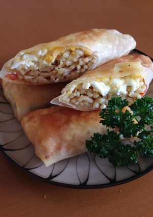 簡単！マヨたま焼きそば春巻き-レシピのメイン写真