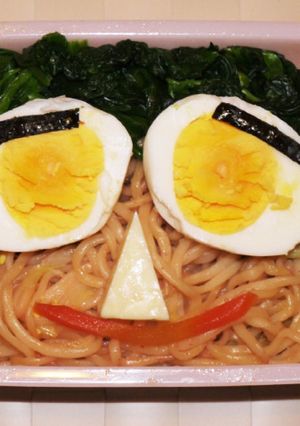 マルちゃん焼そばdeキャラ弁だい！-レシピのメイン写真
