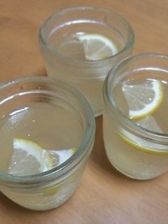 はちみつレモンゼリー-レシピのメイン写真