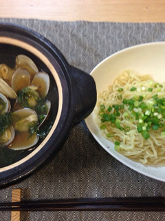 だしの効いた大あさりつけ麺-レシピのメイン写真