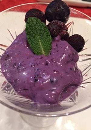 豆腐でブルーベリーアイスクリーム-レシピのメイン写真