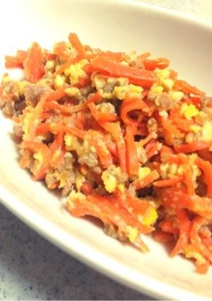 みそ味の人参しりしり-レシピのメイン写真