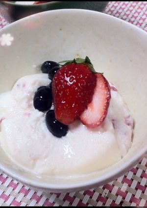 桜色♡なめらか甘酒プリン-レシピのメイン写真