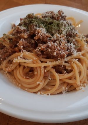 ボロネーゼパスタ-レシピのメイン写真