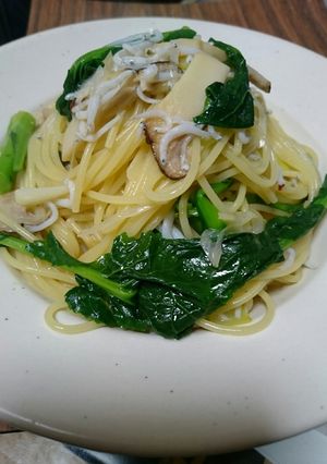 菜の花としらすのパスタ-レシピのメイン写真