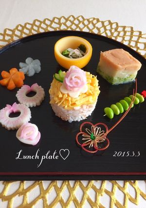 離乳食後期★完了期で雛祭りプレート♡-レシピのメイン写真