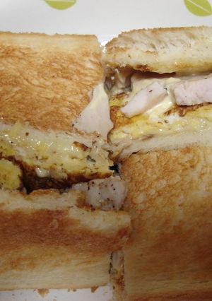 卵とチーズのホットサンド☆-レシピのメイン写真