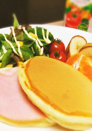 甘くない♡簡単!ハムチーズパンケーキ★-レシピのメイン写真