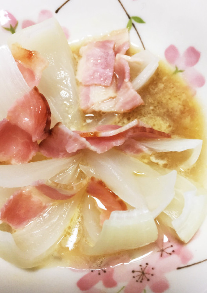 簡単☆新玉ねぎのカフェ風レンジ蒸し-レシピのメイン写真