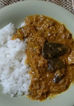 【ぐうたら】茄子と鶏肉のカレー-レシピのメイン写真