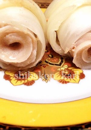 巻き薔薇みたいなクロワッサン型ロール白菜-レシピのメイン写真