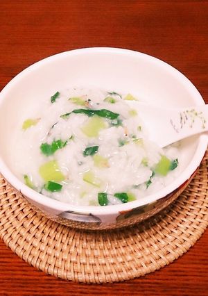 小松菜のお粥-レシピのメイン写真