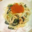 鮭といくらのクリームパスタ