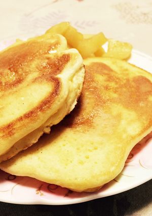 余裕のある朝に♡ふわふわパンケーキ♪-レシピのメイン写真