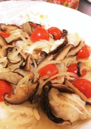 【レンジですぐ！】タラの白ワイン蒸し-レシピのメイン写真