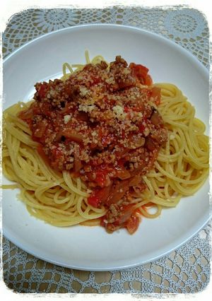 ミートスパゲッティー♪-レシピのメイン写真