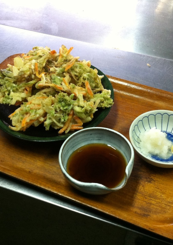 ふきのとうのかき揚げ天ぷら（苦味少ない）-レシピのメイン写真