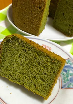 抹茶シフォンケーキ-レシピのメイン写真