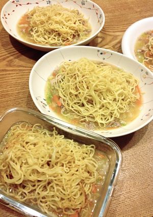 麺が上♪残業向きのあんかけ焼きそば♪-レシピのメイン写真