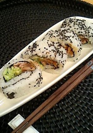 豚とレタスの味噌巻き寿司-レシピのメイン写真