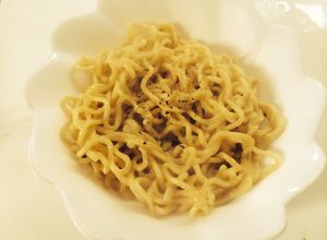 焼そば麺代用☆時短クリームスパゲッティ-レシピのメイン写真