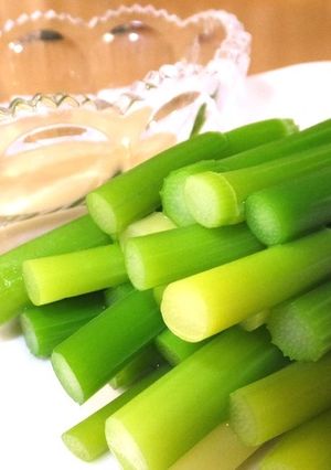 アマドコロの茎の醤油マヨネーズ-レシピのメイン写真