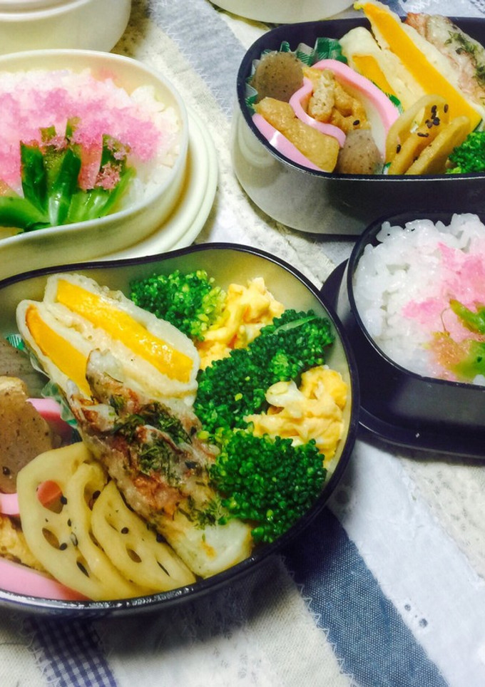 簡単！つたべん桜弁当！-レシピのメイン写真