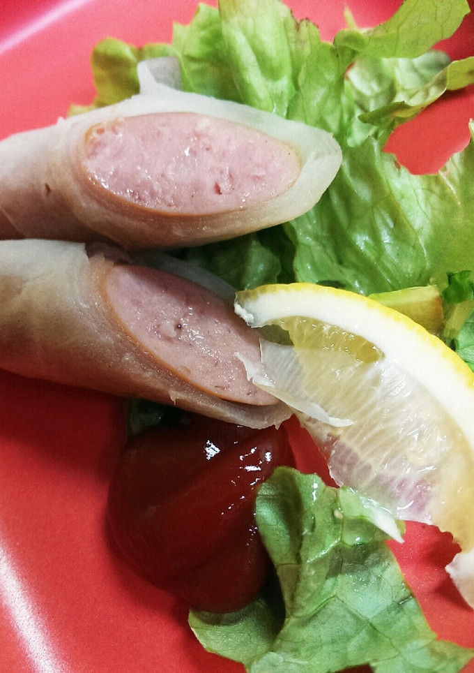 ウインナーと大根桂むき巻き巻き焼き◆-レシピのメイン写真